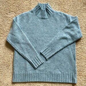 NWT JCrew light blue donegal wool blend oversized sweater. Size S